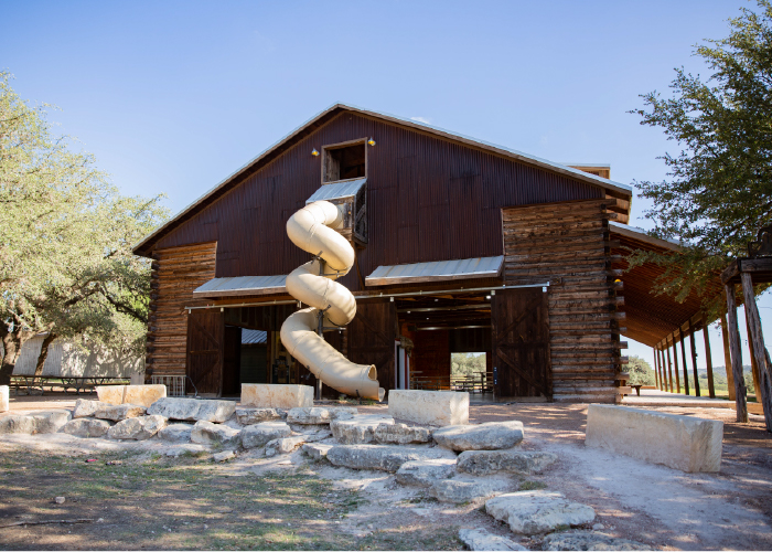 HEADWATERS BARN - Capacity 300 - Available August to May only - Indoor/Outdoor covered meeting space with wifi and full AV capabilities. Full-size kitchen available